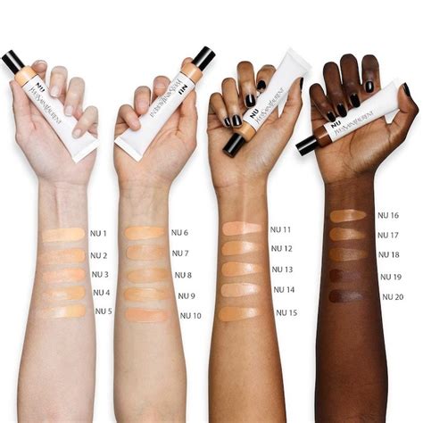 ysl nu bare look|nu skin tinted moisturizer swatches.